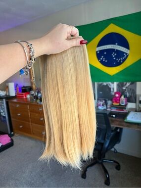 Blonde Clip-In Human Hair Extension